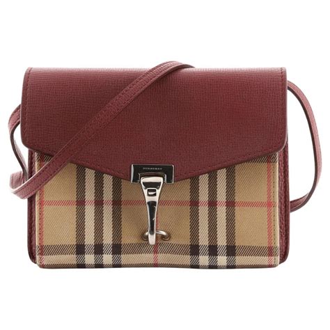 Baby Macken Vintage Check Crossbody Bag.